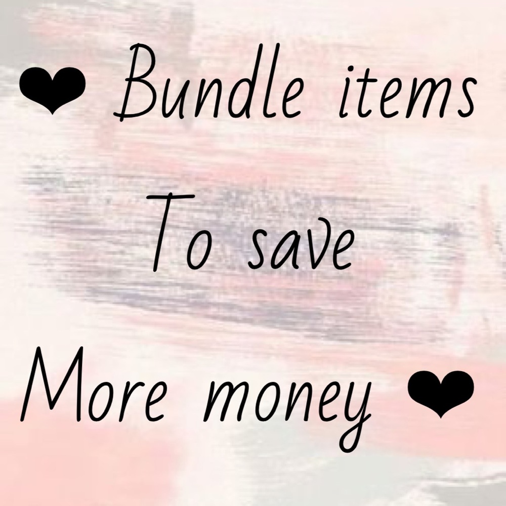 ‼️ Bundle items to save more money ‼️